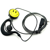 K002 / Гарнитура для раций  Kenwood, Baofeng, Anytone "Смайлик"