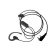 K015 / Наушники (гарнитура) для рации WLN / Luiton / Kenwood