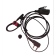 K004 Red / Наушники (гарнитура) для рации Baofeng, Kenwood