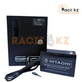UPS 12V 10A 8CH с аккумулятором HITAGHI 12V 7.2Ah