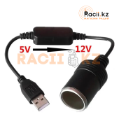 Коннектор-переходник авто 5V-12V