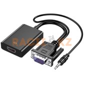 Адаптер конвертер VGA to HDMI HW-2216 