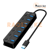 USB удлинитель 30CM 7 разъемов